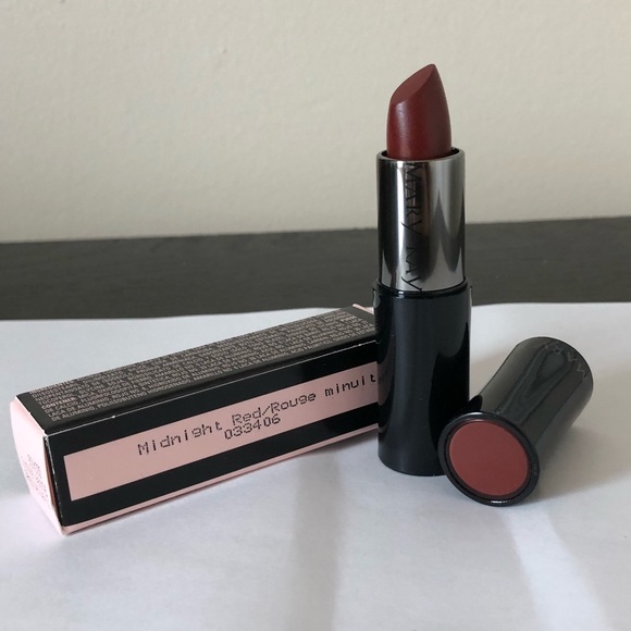 Mary Kay Midnight Red Creme Lipstick - Picture 2 of 3